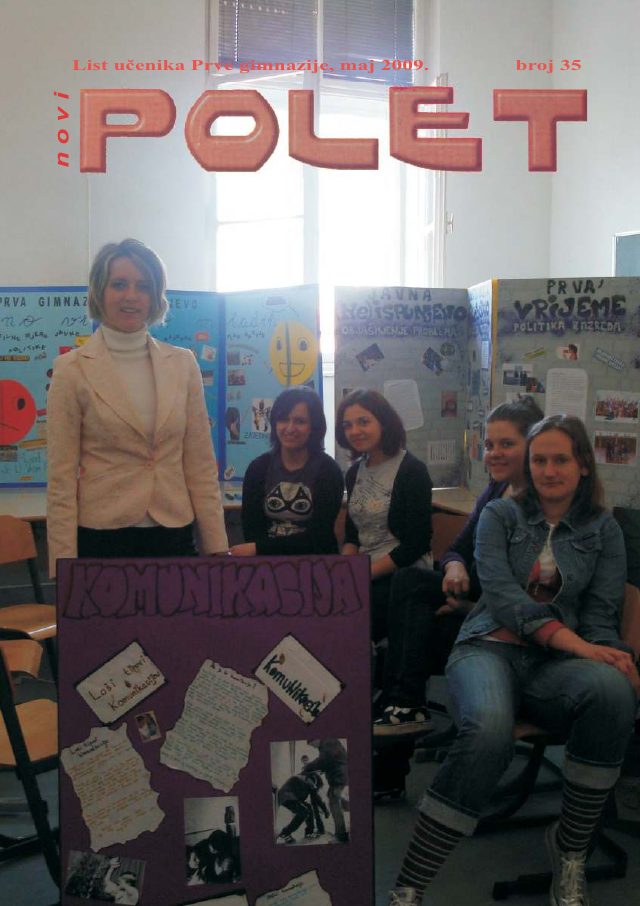Naslovnica Novog Poleta, broj 35
